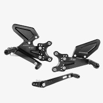 Bonamici Racing Aluminum rearsets Triumph Street Triple 765