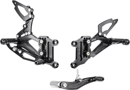 Bonamici Racing footrest systems, adjustable Yamaha YZF R6