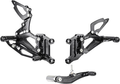 Bonamici Racing footrest systems, adjustable Yamaha YZF R6