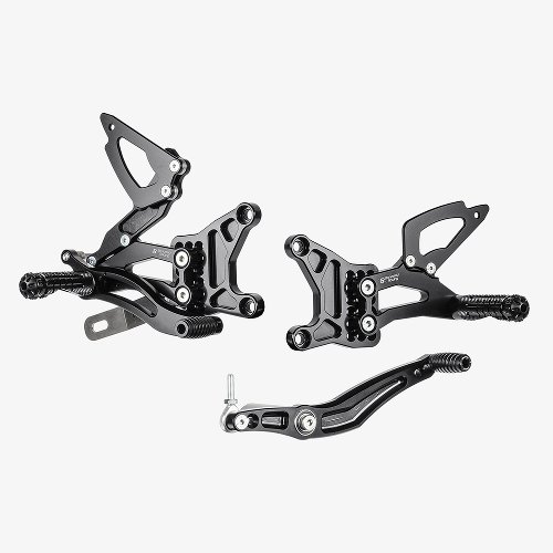 Bonamici Racing footrest systems, adjustable Yamaha YZF R6