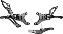 Bonamici Racing footrest systems, adjustable Yamaha YZF R1