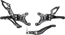 Bonamici Racing footrest systems, adjustable Yamaha YZF R1