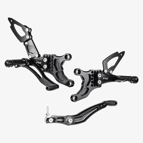 Bonamici Racing footrest systems, adjustable Yamaha YZF R1