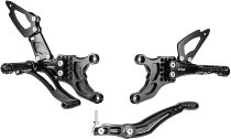 Bonamici Racing footrest systems, adjustable Yamaha YZF R1