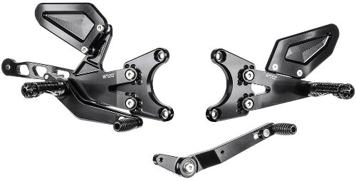 Bonamici Racing footrest systems, adjustable Yamaha YZF R1/