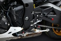 Poggiapiedi Bonamici Racing, regolabili Yamaha YZF R1/ R1M