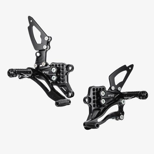 Bonamici Racing footrest systems, adjustable Yamaha YZF R3 /