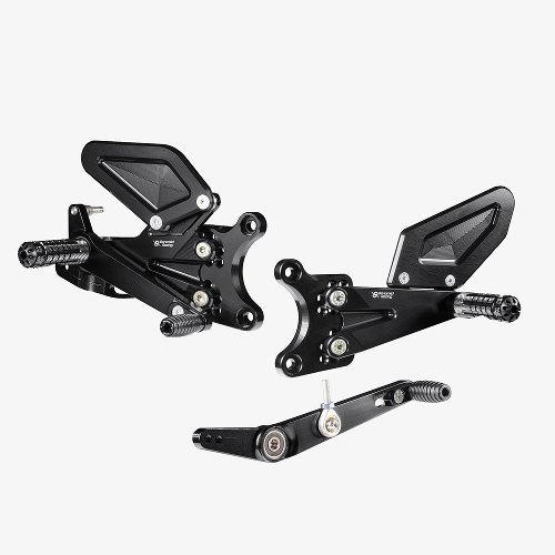 Bonamici Racing footrest systems, adjustable Yamaha YZF R6