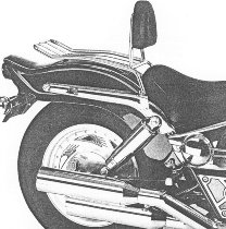 Hepco & Becker Solorack with backrest, Chrome - Suzuki VZ