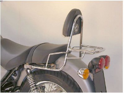 Hepco & Becker Sissybar mit Gepäckträger, Chrom - Moto Guzzi