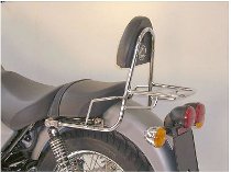 Hepco & Becker Sissybar with rearrack, Chrome - Moto Guzzi