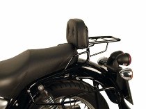 Hepco & Becker Sissybar with rearrack, Black - Moto Guzzi