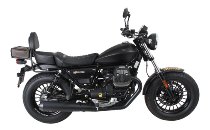 Hepco & Becker Sissybar with rearrack, Black - Moto Guzzi  V