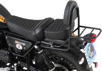 Hepco & Becker Sissybar with rearrack, Black - Moto Guzzi V