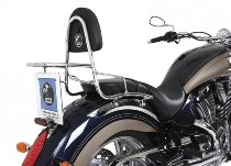 Hepco & Becker Sissybar with rearrack, Chrome - Victory