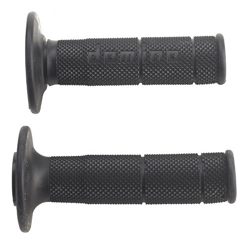 Tommaselli grip rubber set Cross / Enduro, black, 118mm