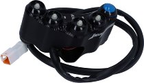Jetprime Left handlebar switch, black - Ducati