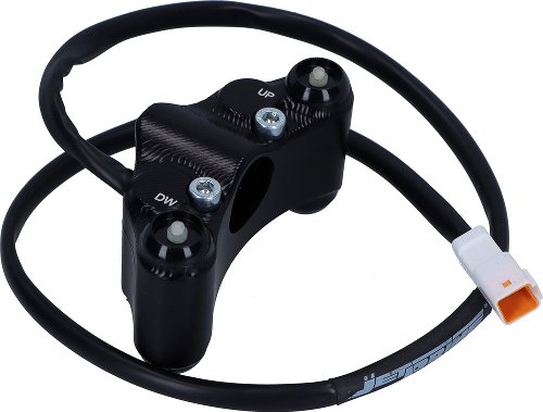 Jetprime Left handlebar switch, black - Ducati