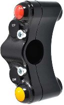 Jetprime Left handlebar switch, black - Ducati