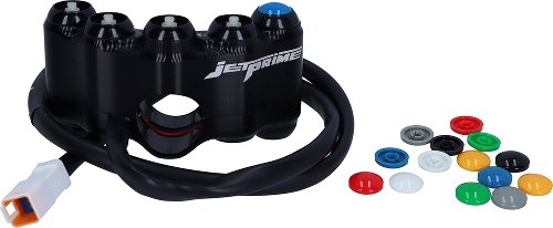 Jetprime Left handlebar switch, black - Ducati