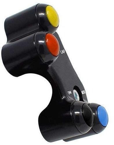 Jetprime Left Race handlebar switch, black - Ducati Panigale