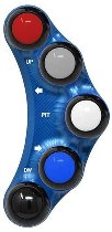 Jetprime Linker Race Lenkerschalter, blau - Aprilia