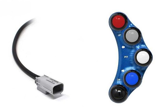 Jetprime Linker Race Lenkerschalter, blau - Aprilia