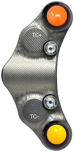 Jetprime Left Race handlebar switch, titanium - Aprilia
