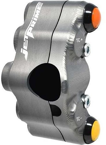 Jetprime Left Race handlebar switch, titanium - Aprilia