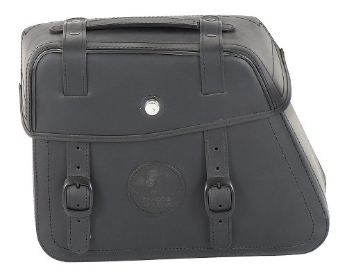 Hepco & Becker Leather single bag Rugged left for Cutout,