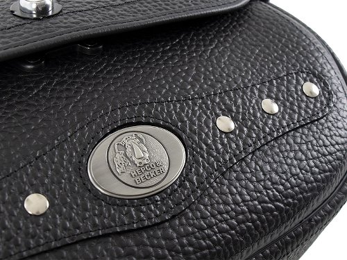 Hepco & Becker Leather single bag Nevada for C-Bow, Black