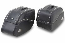 Hepco & Becker Saddlebag set Ivory black for tubular pannier