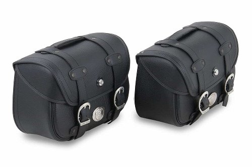 Hepco & Becker Leather saddlebag set LIBERTY for tube