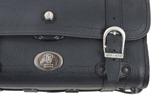 Hepco & Becker Leder-Handbag Liberty, Schwarz