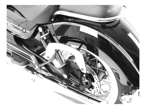 Hepco & Becker C-Bow Seitenträger, Chrom - Moto Guzzi