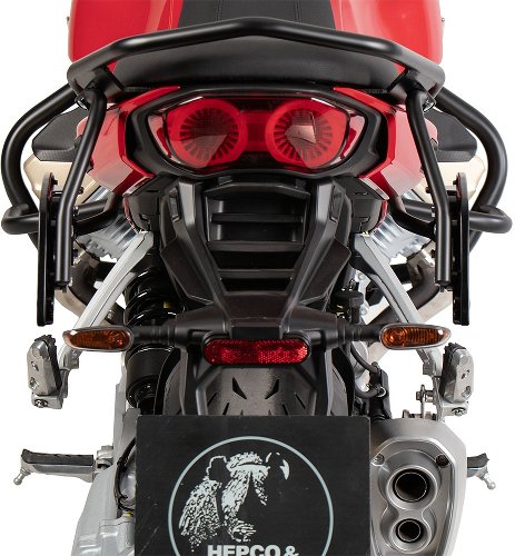Hepco & Becker C-Bow Sidecarrier, Black- Moto Guzzi V100