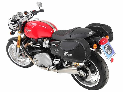 Hepco & Becker C-Bow Sidecarrier, Chrome - Triumph Thruxton