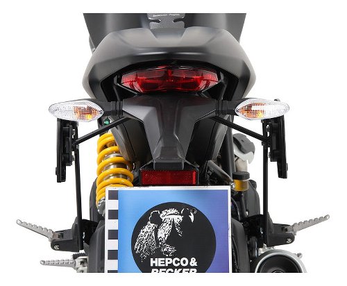 Hepco & Becker C-Bow Seitenträger, Schwarz - Ducati Monster