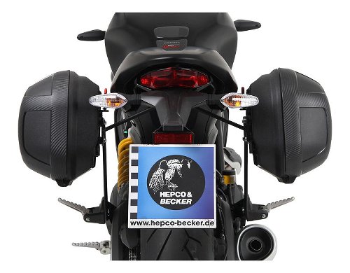 Hepco & Becker C-Bow Seitenträger, Schwarz - Ducati Monster