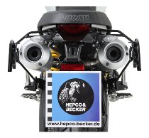 Hepco & Becker C-Bow Seitenträger, Schwarz - Ducati