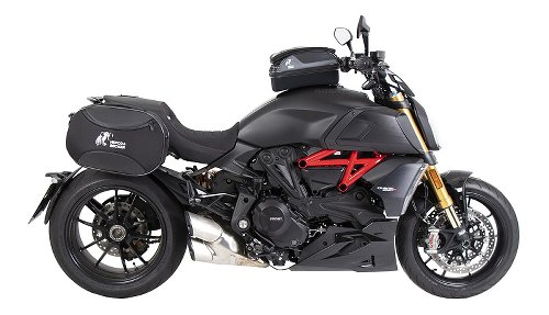 Hepco & Becker C-Bow Seitenträger, Schwarz - Ducati Diavel