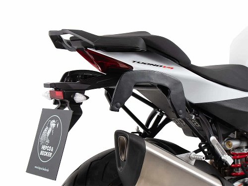 Hepco & Becker C-Bow sidecarrier, Black - Aprilia Tuono V4