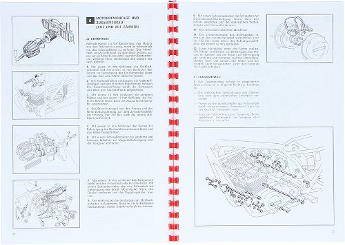 Benelli Workshop manual ( german ) - 500 Quattro, 750 SEI