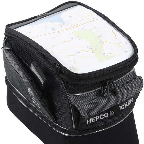 Hepco & Becker Bolsa sobredepósito Street Tourer L, Negro