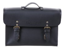 Hepco & Becker Legacy Leather Briefcase, Black