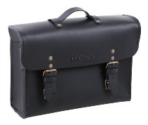 Hepco & Becker Legacy Leather Briefcase, Black