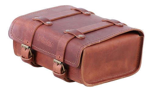 Hepco & Becker Legacy leather rear bag, Brown