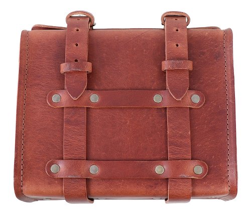 Hepco & Becker Legacy leather rear bag, Brown