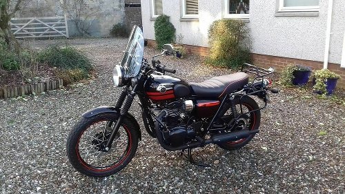 Kawasaki Komplett-Träger W 650 / W 800 schwarz