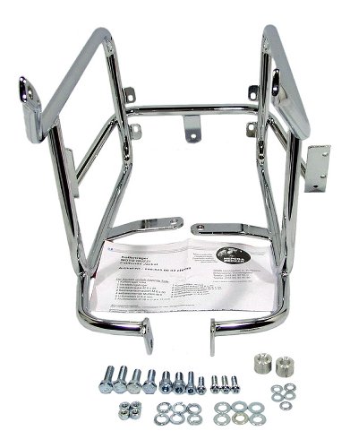 Hepco & Becker Sidecarrier permanent mounted, Chrome - Moto